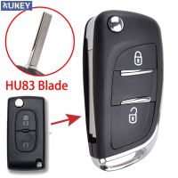 [A Neotype] CE0536 HU83 BLADE ระยะไกลกรณี Fob สำหรับ Peugeot 308 207 307 3008 807 Expert Partner สำหรับ Citroen C2 C3 C4 Picasso