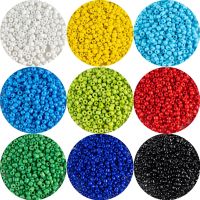 MH Opaque Fashion Glass Rice Beads 200pcs 4mm Multi-Color Loose Beads Suitable For Fashion Diy Jewelry Accessories Beads