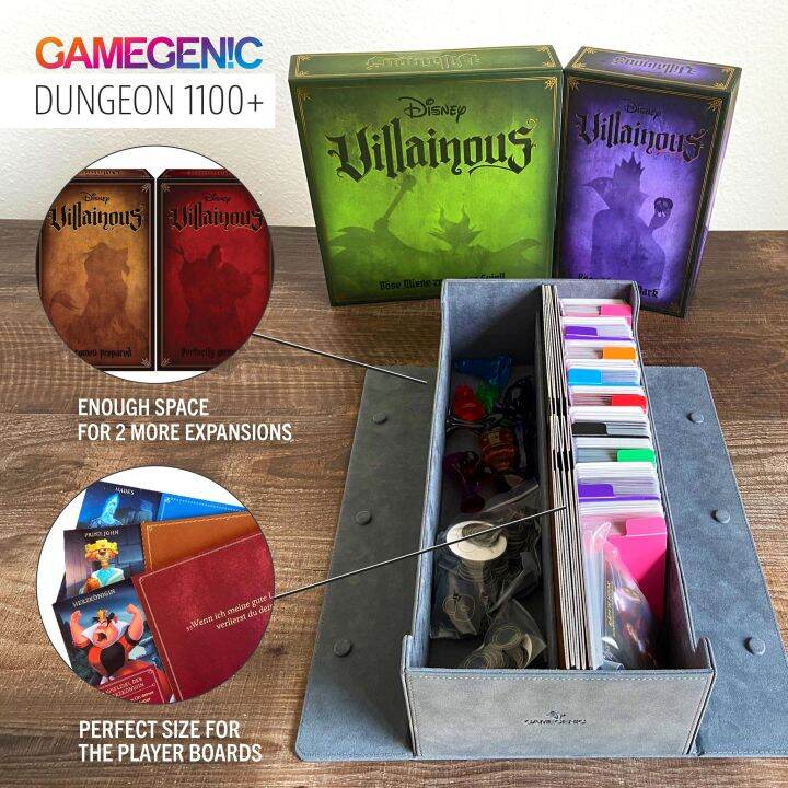 gamegenic-dungeon-1100-convertible-กล่องขนาดใหญ่-ใส่การ์ด-เด็ค-และเพย์แมทได้