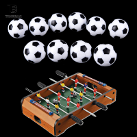 TONGBAO01 10pcs 32mm พลาสติกฟุตบอลตารางขนาดฟุตบอลฟุตบอล ffussball