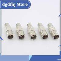 Dgdfhj Shop 5pcs BNC Female to RCA Female Socket Coaxial Adapter Converter Connector for Audio Video Camera Straight Cable