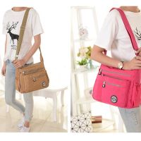 Multi-pocket Nylon Bag Lightweight Waterproof Shoulder Bag women casual Shoulder Bag