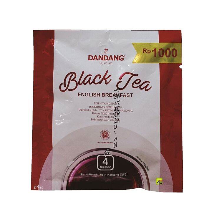 Dandang Teh Celup BLACK TEA Kemasan SACHET Lazada Indonesia