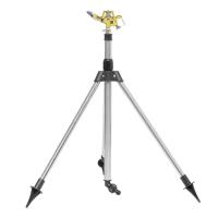 Yard Sprinklers Large Area 360 Degree Rotating Tripod Sprinkler Telescopic Automatic Rotating Irrigation Watering Sprinklers for Yard Large Area for Gardens Farmland Lawn Outdoor Terraces superbly