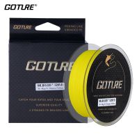 [HUYE Outdoor Store] Goture 300เมตร PE สายการประมงถักญี่ปุ่น M Ultifilament 8LB 80LB 4เส้นสายสำหรับปลาคาร์พน้ำจืดและน้ำเค็ม