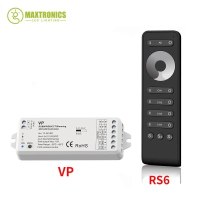 ۩❐♞ DC 12V 24V LED Dimmer 4 Channel 15A PWM Wireless RF 2.4G Remote Controller 4 Way LED Dimmer Switch for Single Color LED Strips