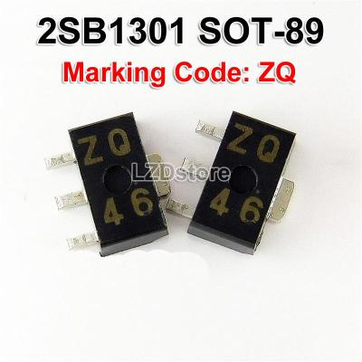 10ชิ้น2SB1301 SOT-89 2SB1301-T1 SOT89 SMD รหัสเครื่องหมายทรานซิสเตอร์ ZQ ZQ46 ZQ72 ZQ73 ZQ74