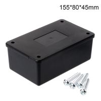 Plastic Instrument Case Small Black Shell Plastic Electronic Project Box Waterproof Dustproof Electrical Junction Box