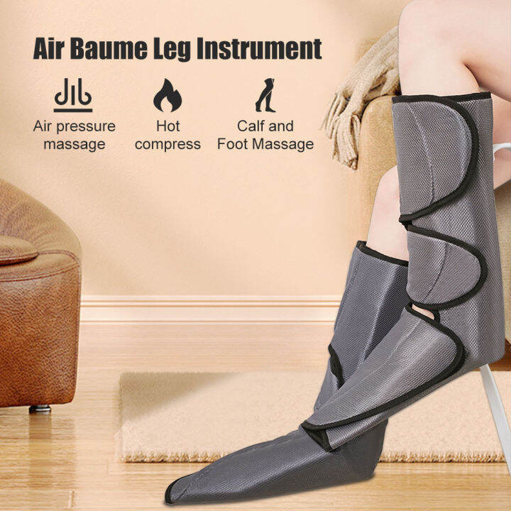 Leg Air Compression Massager Heated for Foot and Calf Thigh Blood