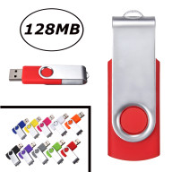 LOT Ổ Đĩa Flash USB 2.0 128MB, Bút Nhớ, Quà Tặng Lưu Trữ Ngón Tay Cái thumbnail