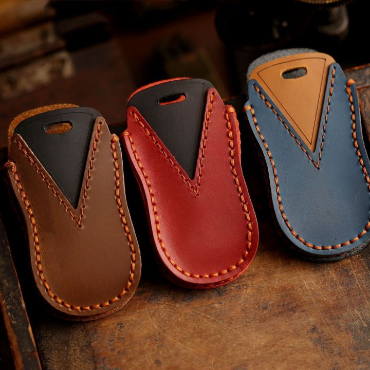 luxury-genuine-leather-key-case-cover-fob-for-geely-coolray-atlas-gs-vision-x6-gc9-car-accessories-keychains-holder-bag-handmade