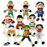 【CW】✘  1/2/4pcs Jeffy Hand Puppet Feebee Rapper Talk Show Muppet Parent-child Activity Playhouse for Kids