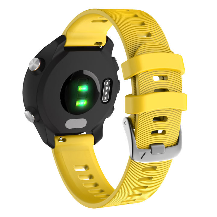 zeniaสายนาฬิกาความกว้าง20มล-สายซิลิโคนสำหรับgarmin-forerunner-245-245m-approach-s40-vivoactive-3-trainer-smart-watch