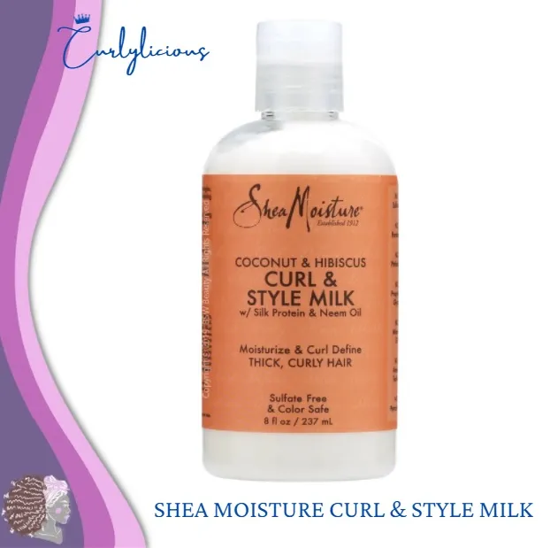 Shea Moisture Coconut & Hibiscus Curl & Style Milk (8 Oz) | Lazada PH