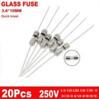 【DT】hot！ 20Pcs 3.6x10mm blow Glass Fuse 250V 0.1A 0.2A 0.25A 0.5A 0.75A 1A 1.25A 1.6A 3.15A 4A 5A 6A 8A 10A 15A 20A fuse