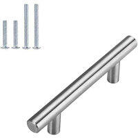 20Pack homdiy 3 Inch Brushed Nickel Cabinet Pulls Modern Cabinet Handles - Brushed Nickel Drawer Pulls Stainless Steel Cabinet Hardware,5 Inch Overall Cabinet Door Handles for Cabinets,Cupboard 20 Hole Centers:3in(76mm)