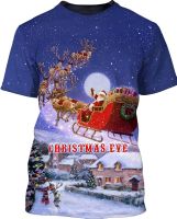 Mens 3D Graphic Print May You Never Be Too Grown Up to Search The Skies On Christmas Eve Shirt with Santa Claus for Adults