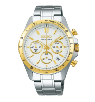 นาฬิกา Seiko SPIRIT รุ่น SBTR024 นาฬิกาผู้ชาย Chronograph สายแสตนเลส 2 กษัตริย์ ของแท้100% รับประกันสินค้า 1ปี