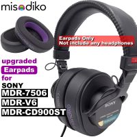 Misodiko แผ่นฟองน้ําครอบหูฟัง แบบเปลี่ยน สําหรับหูฟัง Sony MDR 7506 V6 CD900ST