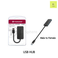 USB HUB USB to USB TRANSCEND HUB2K Ultra slim and portable USB3.1 4-Port HUB USB male to USB female , male USB to female