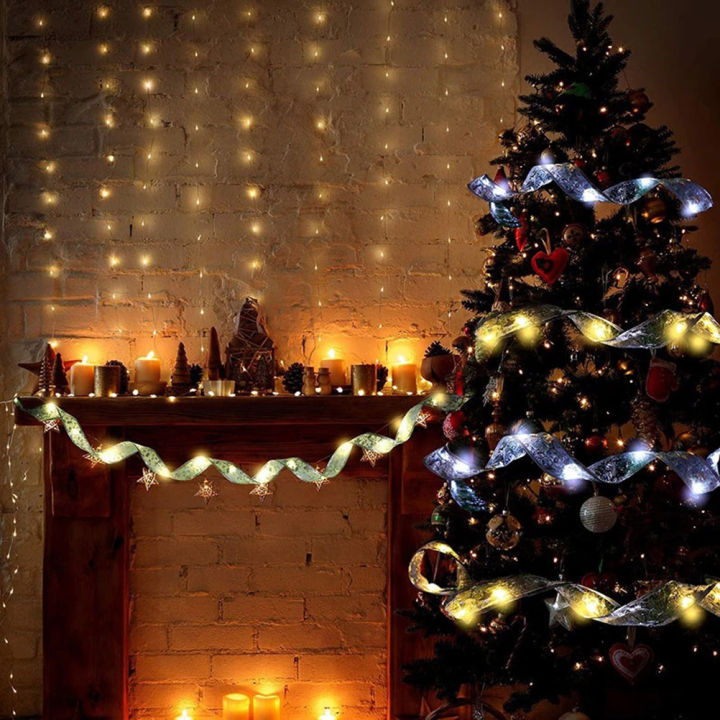 สงสัย-ไฟเรืองแสงไฟเส้น-led-ไฟประดับคริสต์มาส5ม-สายไฟประดับต้นคริสต์มาสสำหรับห้องสวนและระเบียง