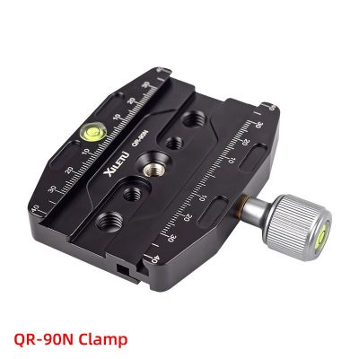 XILETU QR Series Quick Clamp w Quick Release Plate 1/4 General Screw Conversion Screw For Cameras Tripods Monopods Tripod Head