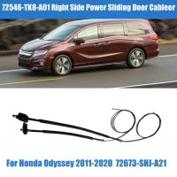 2ชิ้นสายบานเลื่อนประตูบานเลื่อน72546-Tk8-A01ด้านขวาสำหรับ Honda Odyssey 2011-2020W/O สายดึงประตูบานเลื่อนมอเตอร์ไฟฟ้า