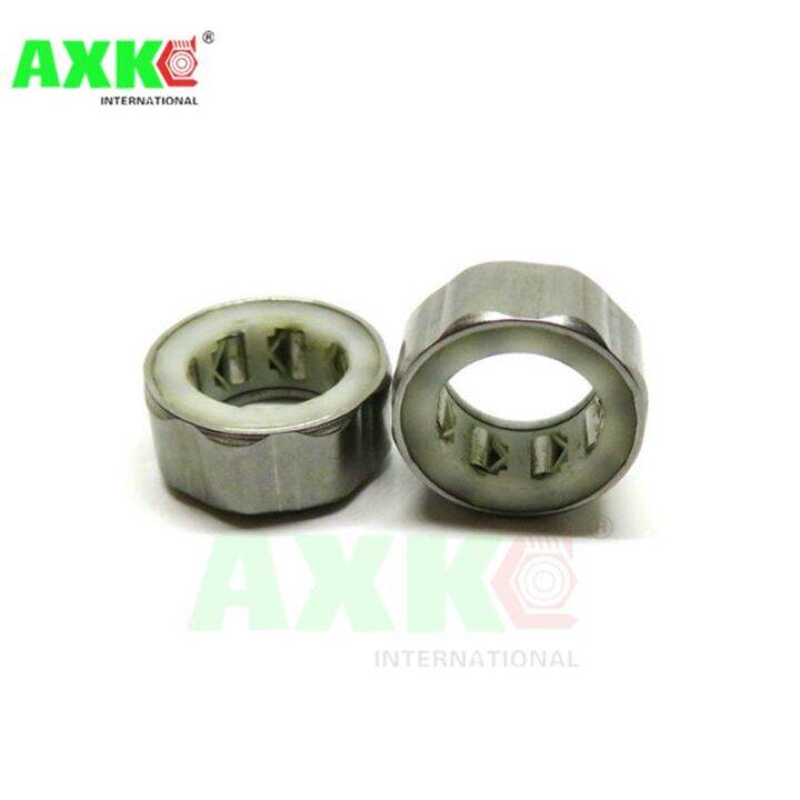 axk-10ชิ้นแบริ่ง-hf081412-ewc0812นอกแหวนแปดเหลี่ยมลูกกลิ้งเข็มทางเดียวแบริ่ง8-14-12มม