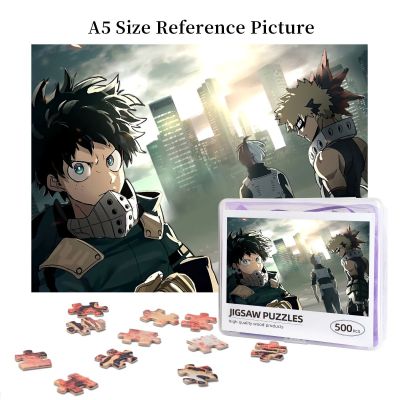 My Hero Academia (16) Wooden Jigsaw Puzzle 500 Pieces Educational Toy Painting Art Decor Decompression toys 500pcs