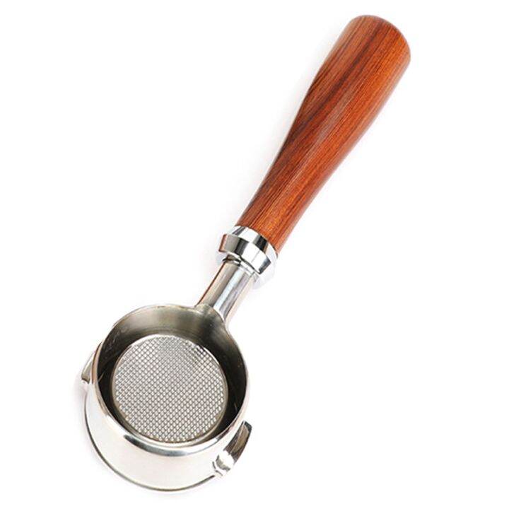 Coffee Bottomless Portafilter Coffee Machine Wood Handle Filter Coffee