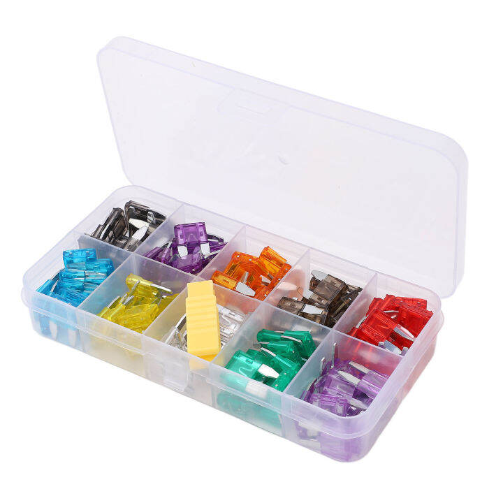Auto Fuse Assortment Kit, Easy Carrying Easy Identification Aluminum