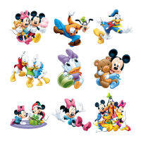 Disney Donald Duck Mickey น่ารักความร้อนสติกเกอร์กาวเหล็กบนแพทช์กาวสำหรับเสื้อผ้าเด็กเสื้อยืด DIY จัดส่งฟรี-jjjvjvjyvuyvksbjd