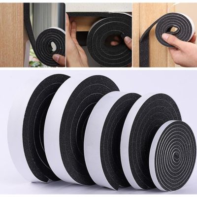 Rubber Self Adhesive Sponge Seal Strip Rubber Gasket Doors Windows - 2m/roll Rubber - Aliexpress