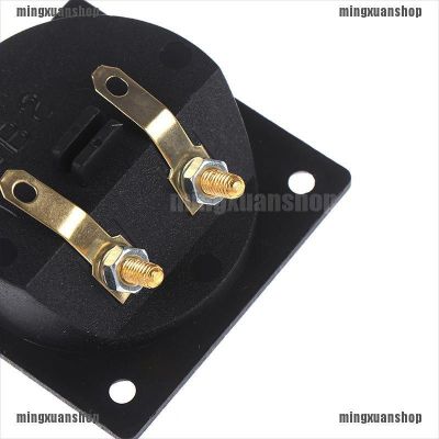 【mingxuan】1Pc 50mm Round Cup Subwoofer Plug Car Stereo Speaker Box Terminal Connector