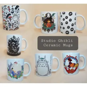 Original Ghibli Ceramic Mug Cup Totoro, Kikis Delivery, Howls