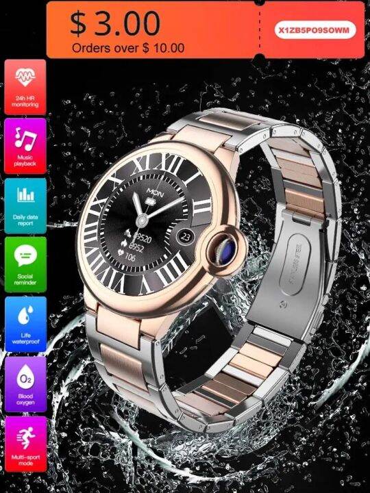 Annx Smart Watch Men For Cartier Smartwatch Korean Support Women's