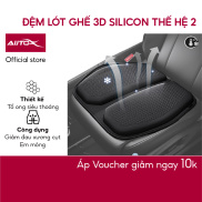 Đệm lót ghế ô tô cao cấp Autox chất liệu Silicon 3D thiết kế 2 mảnh giúp