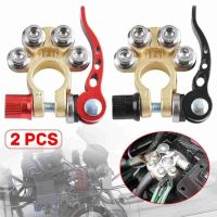 ✻☃ 1 Pair Quick Disconnect Car Battery Main Cable Post Terminal Shut-off Connectors for Boat Race Car UTV Tractor Truck