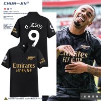 2023High quality new style original 2023 Premier League Champions League Arsenal team Jesus 9 Saka No. 7 football training polo shirt short-sleeved t-shirt