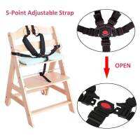 [COD]Universal 5 Point Harness เข็มขัดนิรภัยสำหรับเด็กสายรัดนิรภัยสำหรับรถเข็นเด็กเก้าอี้สูง Kids Safe Protection