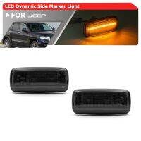 Smoked Dynamic Led Side Marker Light Blinker Turn Signal Lamps Indicator For Jeep Grand Cherokee Compass Patriot Compass Dodge