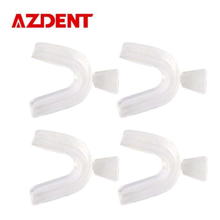 4pcs Teeth Whitening Trays Orthodontic Braces Bleaching Denture Mouth