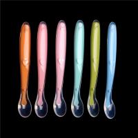 1pc/pack Temperature Sensing Spoon for Baby Safety Infant Feeding Spoons Kids Boy Girl Toddler Infant Flatware Random Color