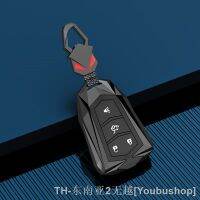 hyf┇♀✤ CT6 XT5 Escalade ESV SRX 28T ELR 2014 2015 2016 2017 2018 Alloy Car Cover Keychain