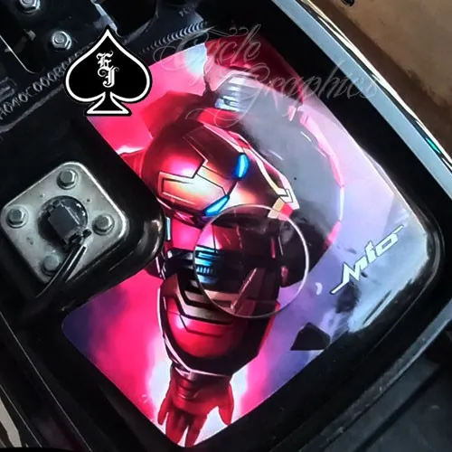 MIO SPORTY GAS TANK STICKER IRONMAN ej cycleMXk Lazada PH