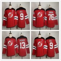 ◑ NHL jersey New Jersey Devils red hockey hockey jersey hockey jersey