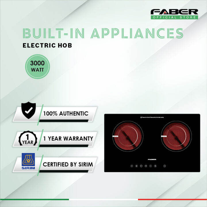 FABER BUILTIN CERAMIC INDUCTION HOB FCH CERAMICA 3C/69BK Lazada