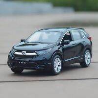 1:32ฮอนด้า CRV SUV อัลลอยรถรุ่น D Iecast โลหะของเล่นยานพาหนะรถรุ่นจำลองสูงเสียงและแสงคอลเลกชันเด็กของเล่น Gift888