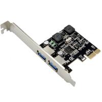 PCI-Express ไปยัง USB 2พอร์ต3.0คอนโทรลเลอร์โฮสต์การ์ดอะแดปเตอร์ฮับความเร็วสูง5กิกะไบต์/วินาที