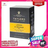 เทย์เลอร์ส เลมอน ออเร้นจ์ แบล็ค ที 60ก.TAYLORS LEMON ORANGE BLACK TEA 60G.